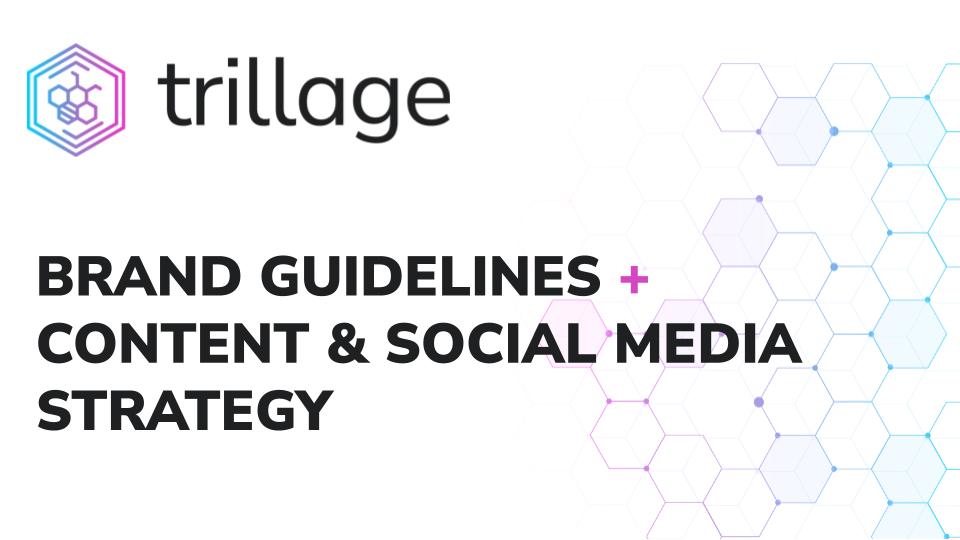 Trillage brand guidelines cover